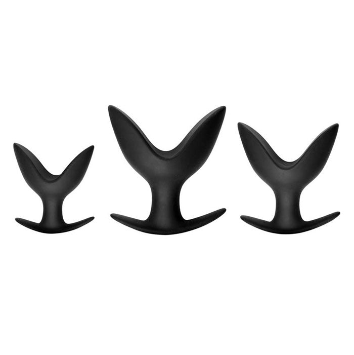 Master Series Ass Anchors Silicone Anal Anchor 3 Piece Anal Range > Tunnel and Stretchers Both, NEWLY-IMPORTED, See Description, Silicone, Tunnel and Stretchers - So Luxe Lingerie