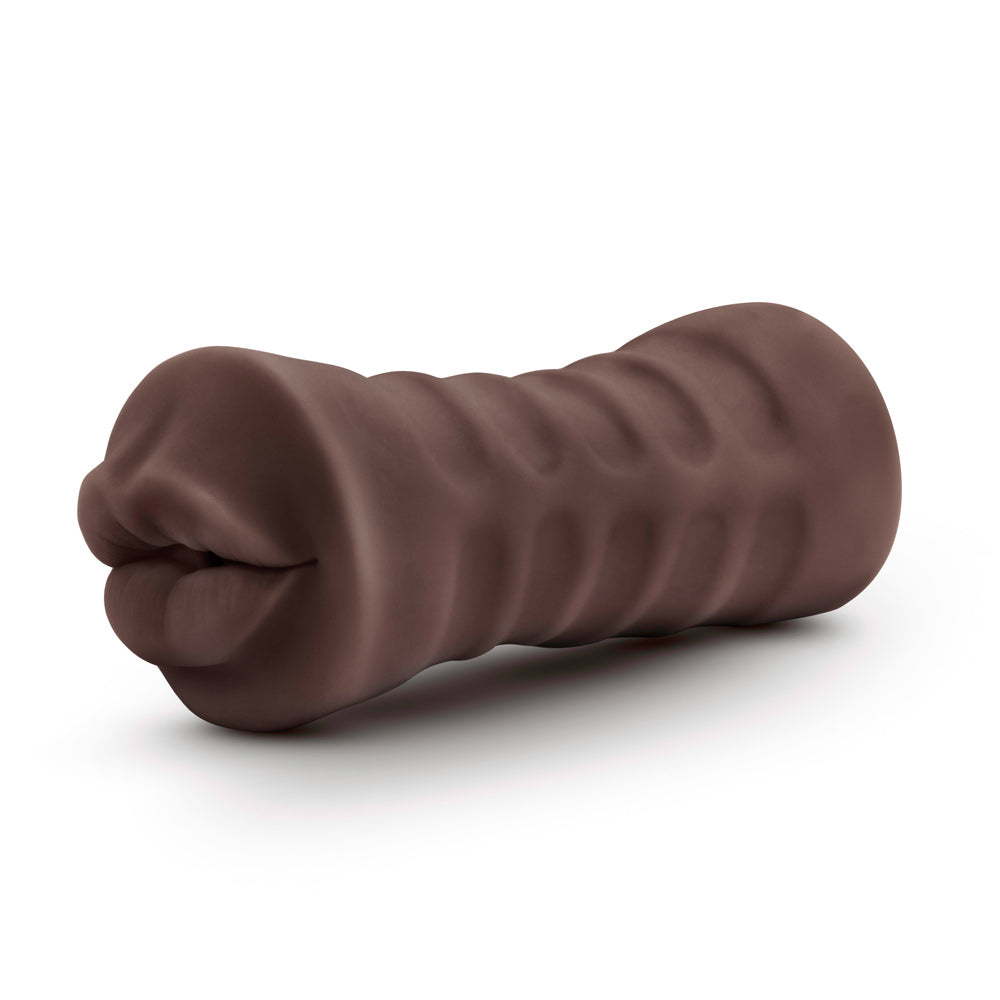 Hot Chocolate Renee Mouth Vibrating Masturbator Sex Toys > Sex Toys For Men > Vibrating Vaginas 5 Inches, Male, NEWLY-IMPORTED, Realistic Feel, Vibrating Vaginas - So Luxe Lingerie
