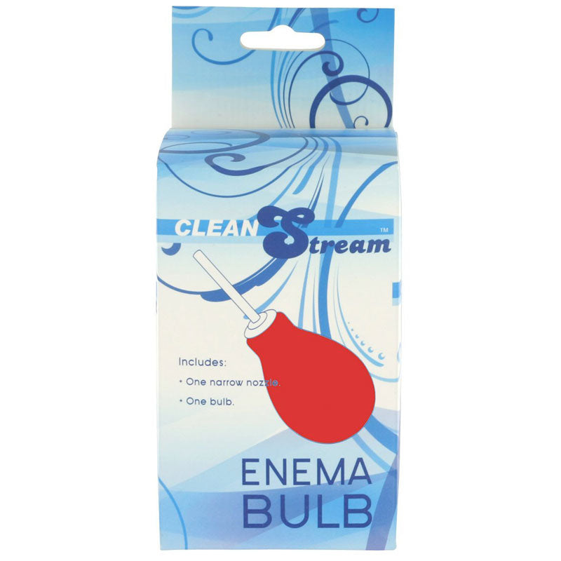 Clean Stream Red Enema Bulb Relaxation Zone > Personal Hygiene Both, NEWLY-IMPORTED, Personal Hygiene, Plastic - So Luxe Lingerie