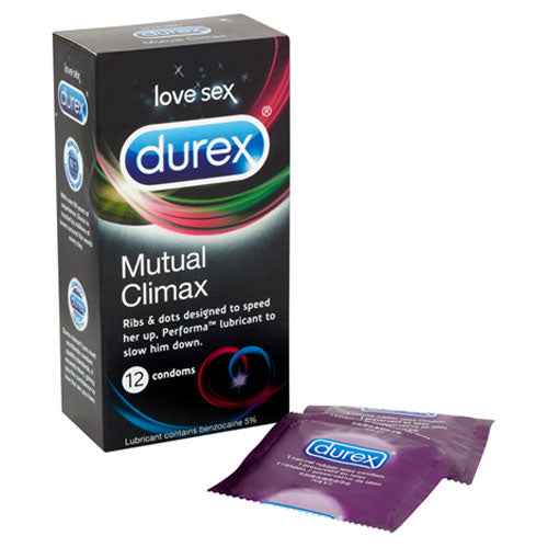 Durex Mutual Climax 12 Pack Condoms Condoms > Control Condoms Both, Control Condoms, NEWLY-IMPORTED - So Luxe Lingerie