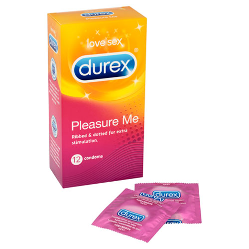 Durex Pleasure Me 12 Pack Condoms Condoms > Stimulating, Ribbed, Warming Latex, Male, NEWLY-IMPORTED, Ribbed, Stimulating, Warming - So Luxe Lingerie