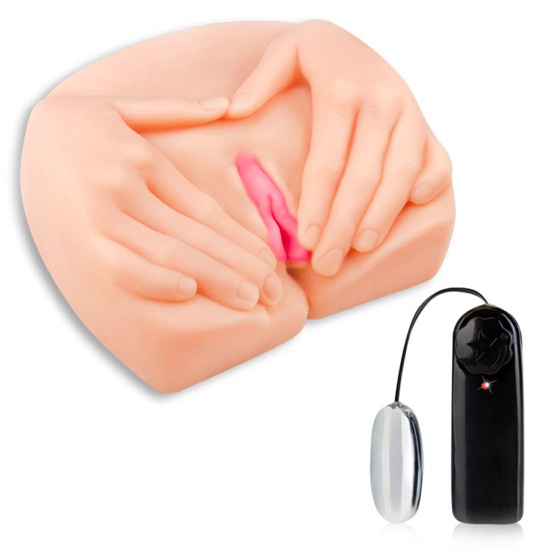Hustler Vibrating Spread Open Pussy And Ass Sex Toys > Sex Toys For Men > Vibrating Vaginas NEWLY-IMPORTED, Skin Safe Rubber, Vibrating Vaginas - So Luxe Lingerie