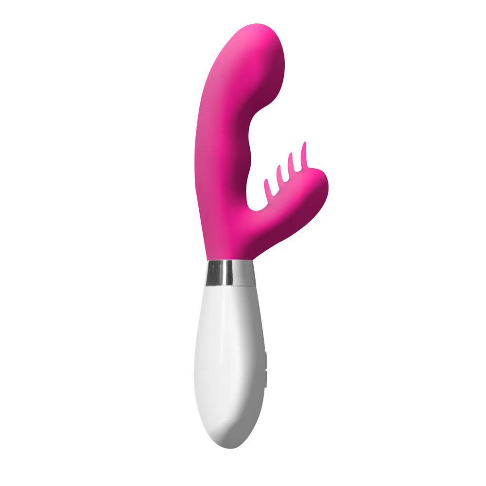 Ares Clitoral Stimulator Vibrator Sex Toys > Sex Toys For Ladies > Vibrators With Clit Stims 8.5 Inches, Female, NEWLY-IMPORTED, Silicone, Vibrators With Clit Stims - So Luxe Lingerie