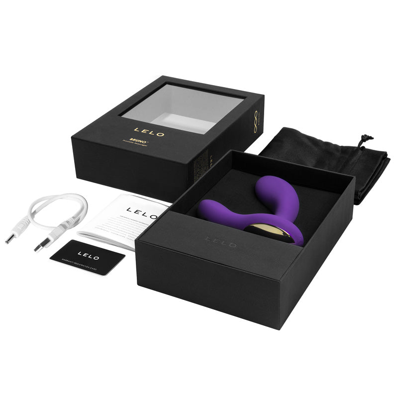 Lelo Bruno Luxury Prostate Massager Purple Branded Toys > Lelo 6 Inches, Lelo, Male, NEWLY-IMPORTED, Silicone - So Luxe Lingerie