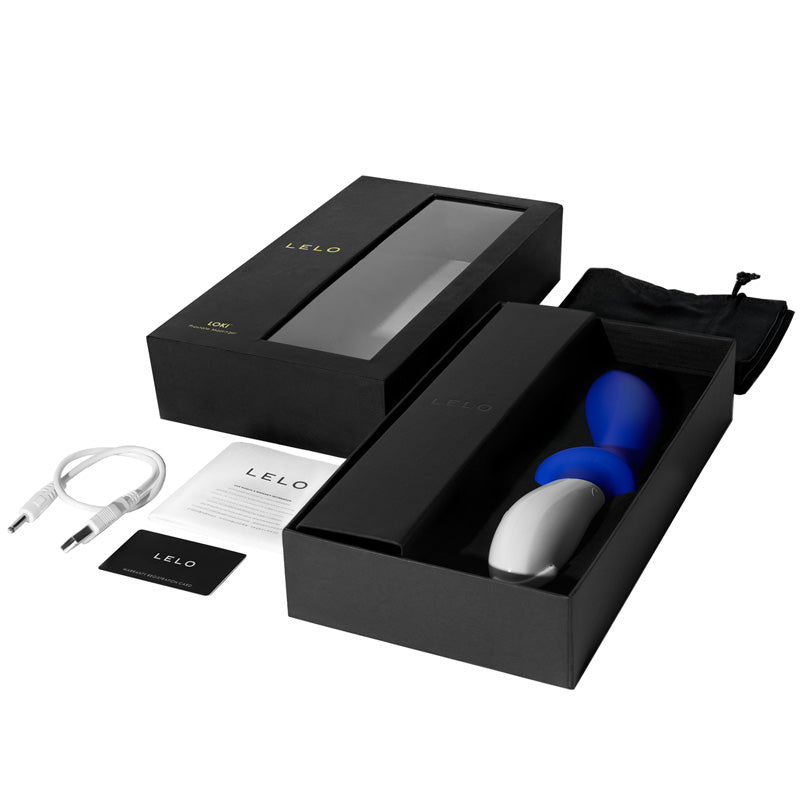 Lelo Loki Luxury Prostate Massager Blue Branded Toys > Lelo 7.75 Inches, Lelo, Male, NEWLY-IMPORTED, Silicone - So Luxe Lingerie
