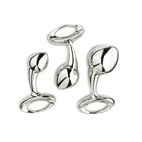 Njoy Pure Plugs Medium Stainless Steel Butt Plug Branded Toys > Njoy 3.5 Inches, Both, NEWLY-IMPORTED, Njoy, Stainess Steel - So Luxe Lingerie