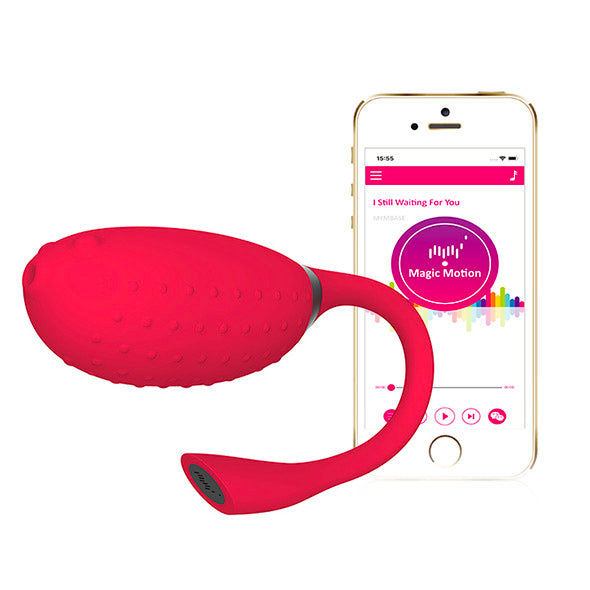 Magic Motion Fugu Red Clitoral Vibe Remote Control Sex Toys > Sex Toys For Ladies > Remote Control Toys 2.8 Inches, Both, NEWLY-IMPORTED, Remote Control Toys, Silicone - So Luxe Lingerie