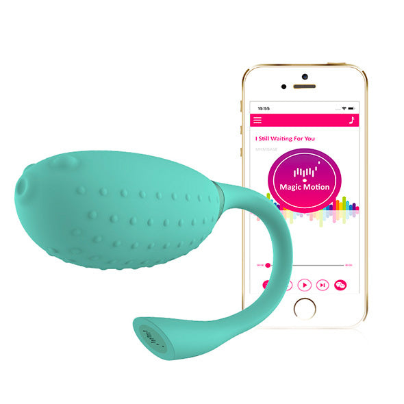Magic Motion Fugu Green Clitoral Vibe Remote Control Sex Toys > Sex Toys For Ladies > Remote Control Toys 2.8 Inches, Both, NEWLY-IMPORTED, Remote Control Toys, Silicone - So Luxe Lingerie