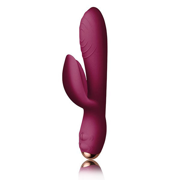 Rocks Off Everygirl Burgundy Rechargeable Rabbit Vibrator Branded Toys > Rocks Off 7.25 Inches, Female, NEWLY-IMPORTED, Rocks Off, Silicone - So Luxe Lingerie