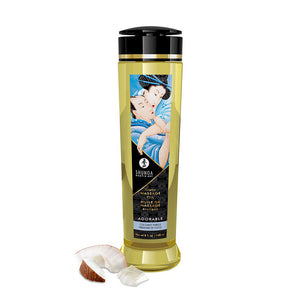 Shunga Massage Oil Adorable Coconut Thrills 240ml > Relaxation Zone > Bath and Massage Bath and Massage, Both, NEWLY-IMPORTED - So Luxe Lingerie
