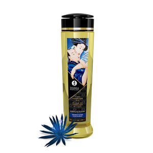 Shunga Massage Oil Seduction Midnight Flower 240ml > Relaxation Zone > Bath and Massage Bath and Massage, Both, NEWLY-IMPORTED - So Luxe Lingerie