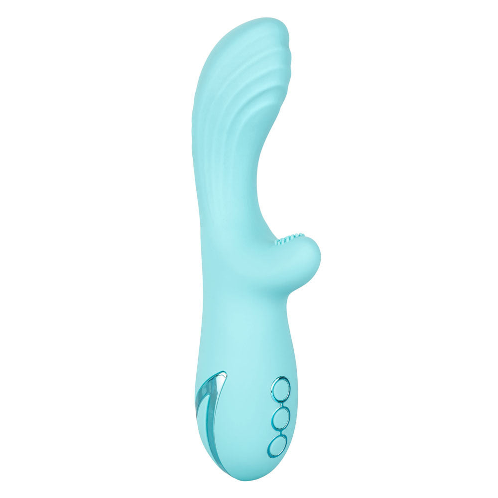 Catalina Climaxer USB Rechargeable Vibrator > Sex Toys For Ladies > Vibrators With Clit Stims 7 Inches, Female, NEWLY-IMPORTED, Silicone, Vibrators With Clit Stims - So Luxe Lingerie