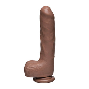 The D  Uncut D 9 Inch Caramel Dildo With Balls Sex Toys > Realistic Dildos and Vibes > Realistic Dildos 9 Inches, Both, NEWLY-IMPORTED, PVC, Realistic Dildos - So Luxe Lingerie