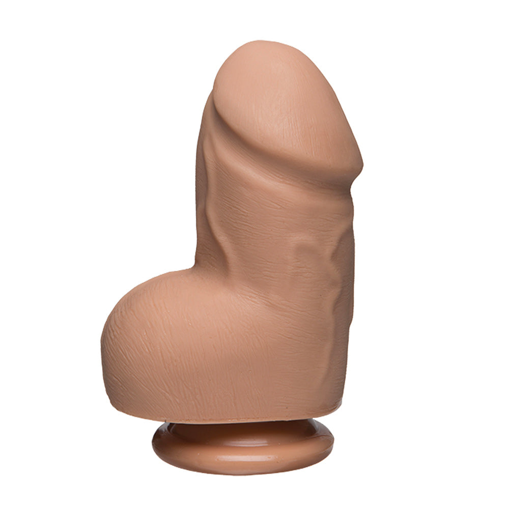 The D  Fat D 6 Inch Vanilla Dildo With Balls Sex Toys > Other Dildos 6.25 Inches, Both, NEWLY-IMPORTED, Other Dildos, PVC - So Luxe Lingerie