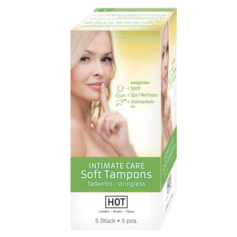 Intimate Care Soft Tampons 5 Pieces Relaxation Zone > Personal Hygiene Female, NEWLY-IMPORTED, Personal Hygiene - So Luxe Lingerie