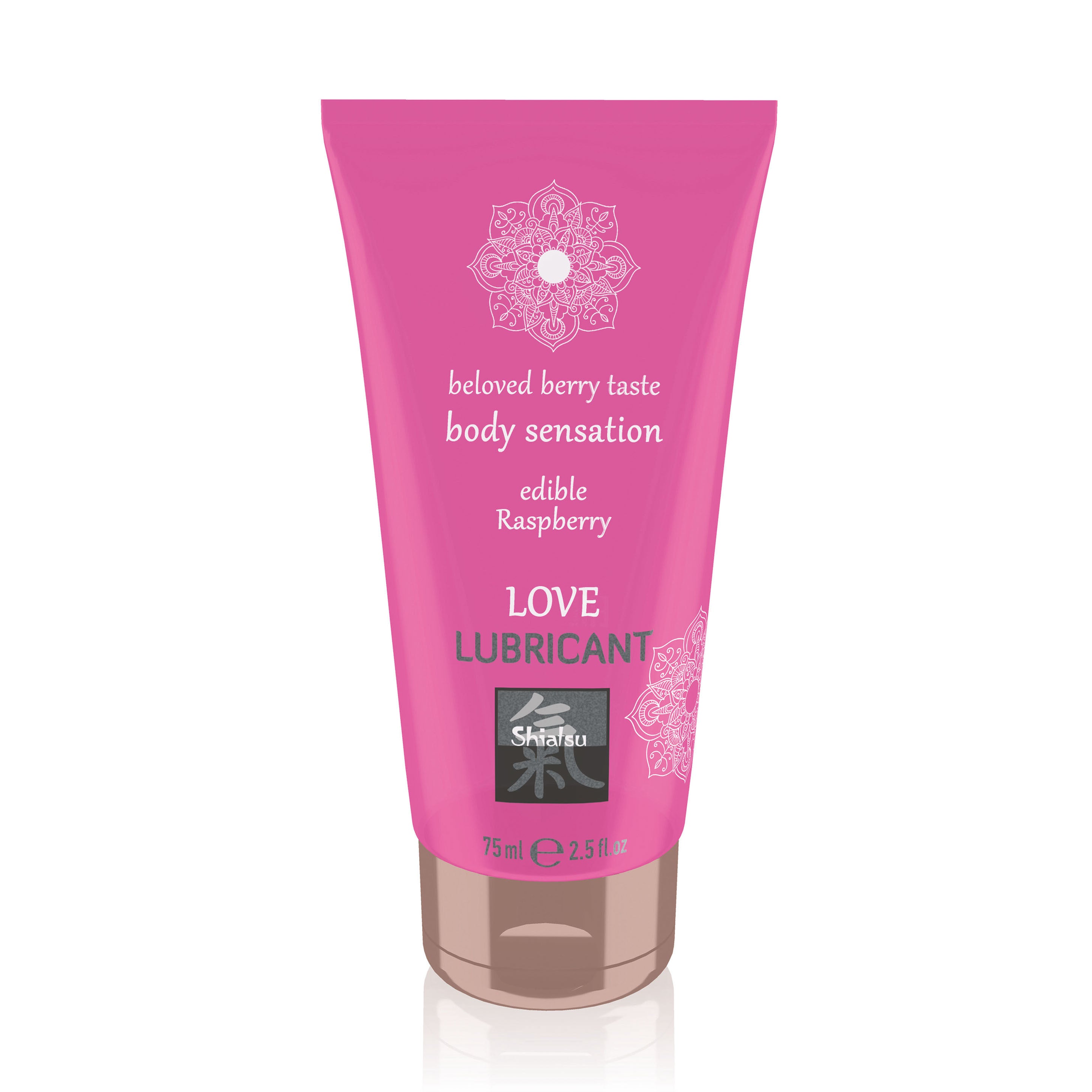 Shiatsu Love Lubricant Edible Raspberry 75ml > Relaxation Zone > Flavoured Lubricants and Oils 75ml, Both, Flavoured Lubricants and Oils, NEWLY-IMPORTED - So Luxe Lingerie