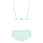 Load image into Gallery viewer, Delicanta Set Mint Bra And Panties &gt; Clothes &gt; Bra Sets Bra Sets, Female, NEWLY-IMPORTED, Polyamide - So Luxe Lingerie

