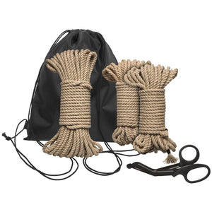 Kink Bind And Tie Initiation 5 Piece Hemp Rope Kit Bondage Gear > Restraints Both, NEWLY-IMPORTED, Restraints - So Luxe Lingerie