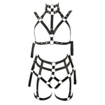 Load image into Gallery viewer, 2 Piece Matt Look Bondage Set &gt; Clothes &gt; Bodies and Playsuits Bodies and Playsuits, Female, NEWLY-IMPORTED, Polyester - So Luxe Lingerie
