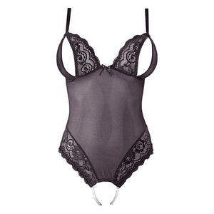 Cottelli Crotchless Peek a Boo Body > Clothes > Bodies and Playsuits Bodies and Playsuits, Female, NEWLY-IMPORTED, Polyamide - So Luxe Lingerie