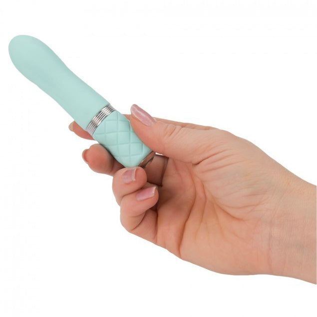 Pillow Talk Flirty Rechargeable Bullet Teal Sex Toys > Sex Toys For Ladies > Mini Vibrators 4.25 Inches, Female, Mini Vibrators, NEWLY-IMPORTED, Silicone - So Luxe Lingerie