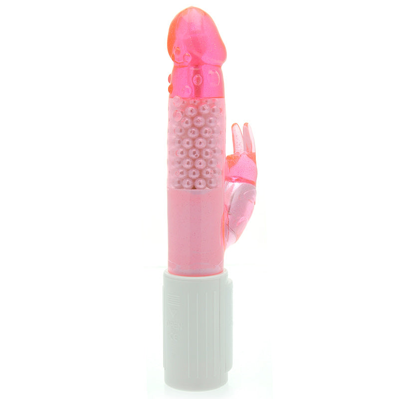 Power Slide Pink Rabbit Vibrator Sex Toys > Sex Toys For Ladies > Bunny Vibrators 7 Inches, Bunny Vibrators, Female, Jelly, NEWLY-IMPORTED - So Luxe Lingerie