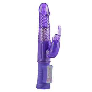 Happy Hugging Bunny Vibrator Sex Toys > Sex Toys For Ladies > Bunny Vibrators 6 Inches, Bunny Vibrators, Female, Jelly, NEWLY-IMPORTED - So Luxe Lingerie