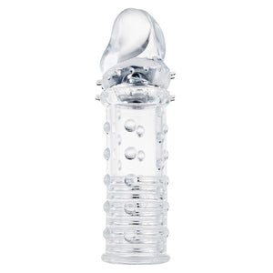 Toy Joy Power Stud Sleeve Clear Sex Toys > Sex Toys For Men > Penis Sleeves 6 Inches, Both, NEWLY-IMPORTED, Penis Sleeves - So Luxe Lingerie