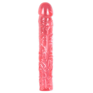 Classic 10 Inch Pink Jelly Dong Sex Toys > Realistic Dildos and Vibes > Penis Dildo 10 Inches, Both, Jelly, NEWLY-IMPORTED, Penis Dildo - So Luxe Lingerie