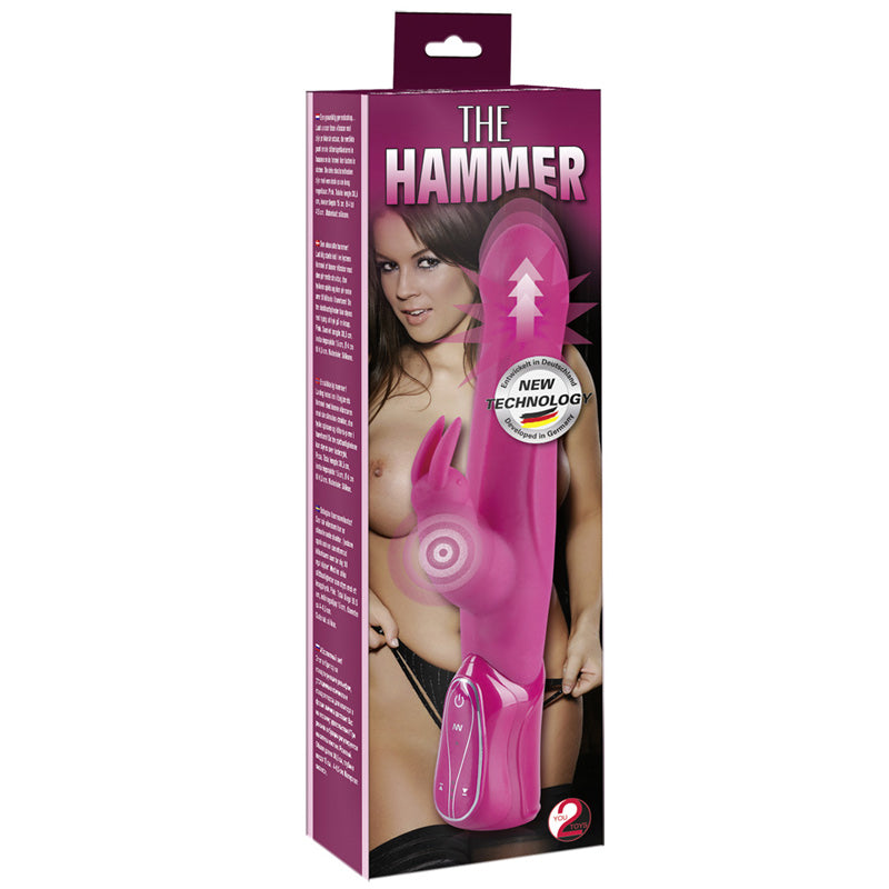 The Hammer Rabbit Vibrator Sex Toys > Sex Toys For Ladies > Bunny Vibrators 11.5 Inches, Bunny Vibrators, Female, NEWLY-IMPORTED, Silicone - So Luxe Lingerie