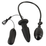 Load image into Gallery viewer, Inflatable And Vibrating Silicone Butt Plug &gt; Anal Range &gt; Anal Inflatables 4.5 Inches, Anal Inflatables, Both, NEWLY-IMPORTED, Silicone - So Luxe Lingerie
