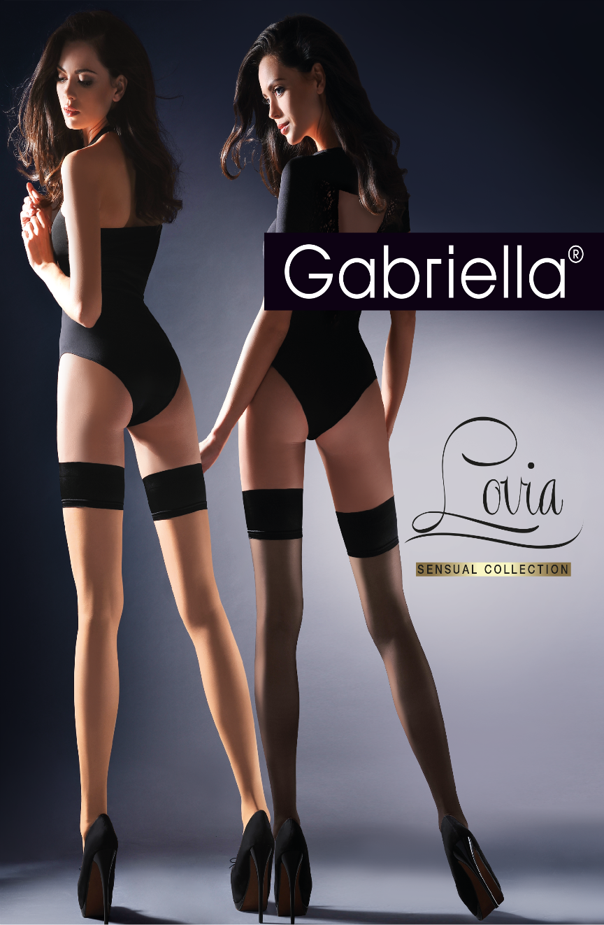 Gabriella Calze Lovia 633 Nero  Brands, Everyday, Gabriella, Hold Ups, Hosiery, NEWLY-IMPORTED - So Luxe Lingerie