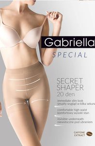 Gabriella Secret Shaper Tights 717  Sall - 2  Brands, Gabriella, Hosiery, NEWLY-IMPORTED, Shapewear, Tights - So Luxe Lingerie