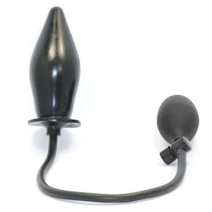 Pump N  Play Black Inflatable Butt Plug > Anal Range > Anal Inflatables 4 Inches, Anal Inflatables, Both, NEWLY-IMPORTED, Rubber - So Luxe Lingerie