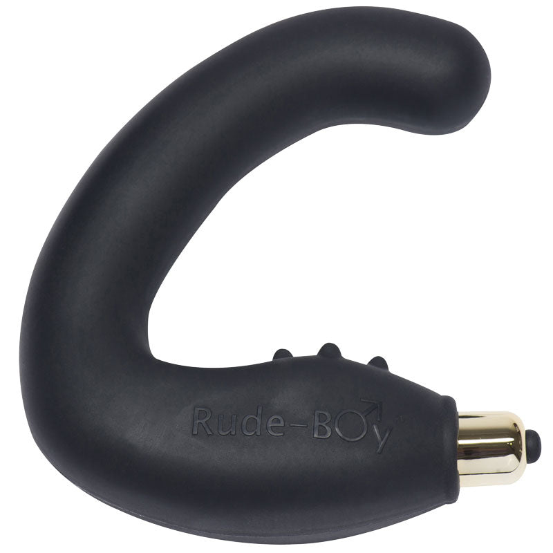 Rocks Off 7 Speed Rude Boy Black Prostate Massager Branded Toys > Rocks Off 4.75 x 4.5, Male, NEWLY-IMPORTED, Rocks Off, Silicone - So Luxe Lingerie