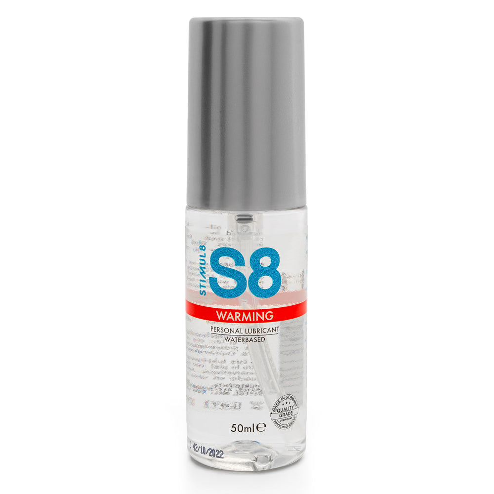 S8 Warming Water Based Lube 50ml Relaxation Zone > Lubricants and Oils Both, Lubricants and Oils, NEWLY-IMPORTED - So Luxe Lingerie