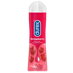 Durex Play Strawberry Gel Lubricant 50mls > Relaxation Zone > Flavoured Lubricants and Oils Both, Flavoured Lubricants and Oils, NEWLY-IMPORTED - So Luxe Lingerie