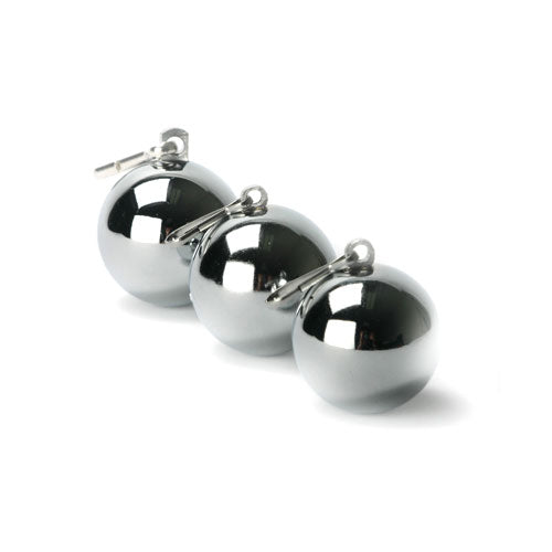 Chrome Ball Weights 8oz Bondage Gear > Cock and Ball Bondage Cock and Ball Bondage, Male, Metal, NEWLY-IMPORTED - So Luxe Lingerie