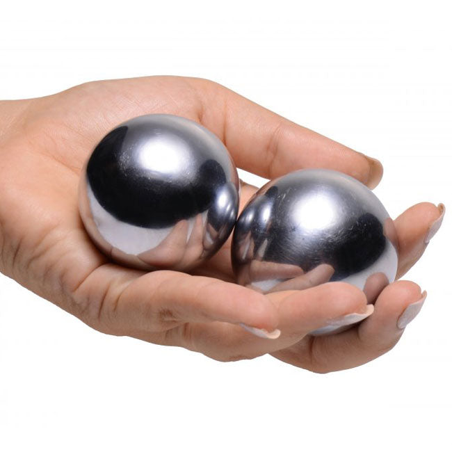 Titanica Extreme Steel Orgasm Balls Sex Toys > Sex Toys For Ladies > Orgasm Balls Female, Metal, NEWLY-IMPORTED, Orgasm Balls - So Luxe Lingerie