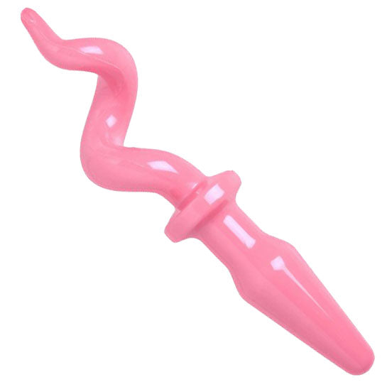 Pig Tail Pink Butt Plug Anal Range > Tail Butt Plugs 10.00, Both, NEWLY-IMPORTED, Rubber, Tail Butt Plugs - So Luxe Lingerie