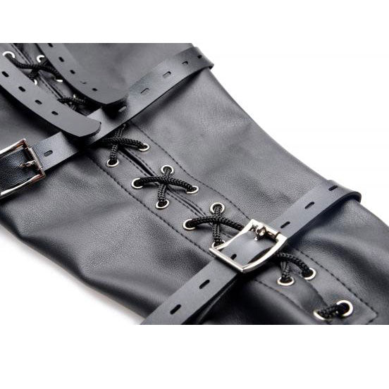Strict Full Sleeve Arm Binder Bondage Gear > Restraints Both, Faux Leather, NEWLY-IMPORTED, Restraints - So Luxe Lingerie