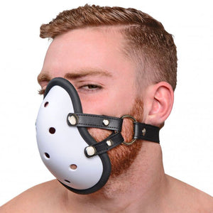 Musk Athletic Cup Muzzle Bondage Gear > Gags and Bits Both, Gags and Bits, NEWLY-IMPORTED, Plastic - So Luxe Lingerie