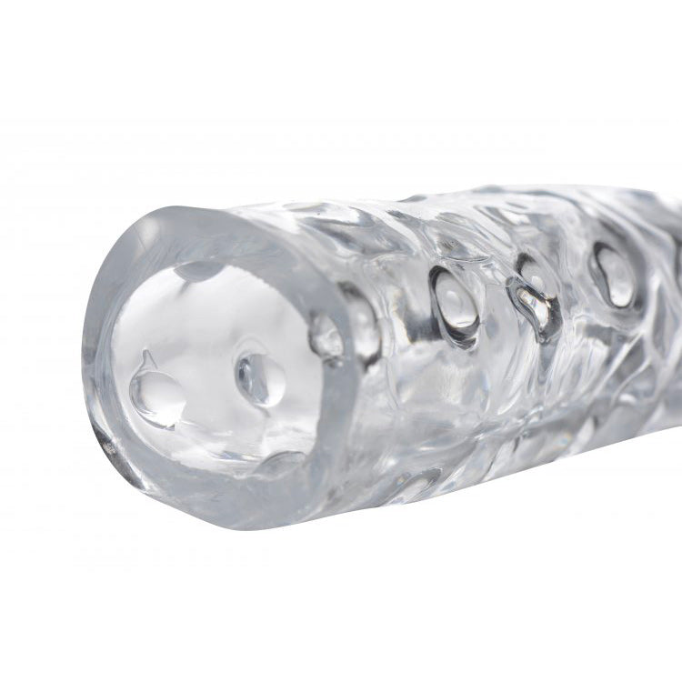 Size Matters 3 Inch Clear Penis Enhancer Sleeve Sex Toys > Sex Toys For Men > Penis Extenders 8.5 Inches, Male, NEWLY-IMPORTED, Penis Extenders, Skin Safe Rubber - So Luxe Lingerie