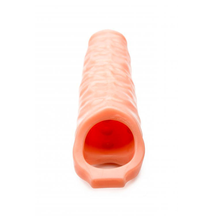 Size Matters 3 Inch Flesh Penis Extender Sleeve Sex Toys > Sex Toys For Men > Penis Extenders 10.75 Inches, Male, NEWLY-IMPORTED, Penis Extenders, Skin Safe Rubber - So Luxe Lingerie