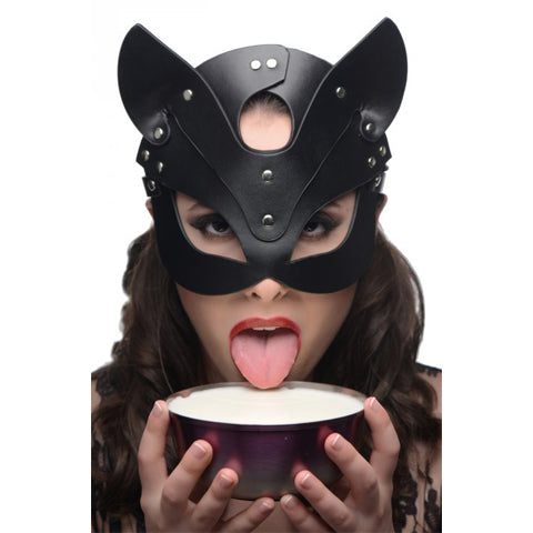 Master Series Naughty Kitty Cat Mask Bondage Gear > Masks Both, Faux Leather, Masks, NEWLY-IMPORTED - So Luxe Lingerie