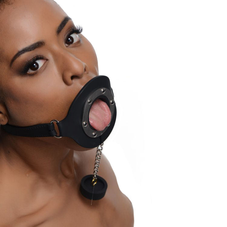 Pie Hole Silicone Feeding Gag > Bondage Gear > Gags and Bits Both, Gags and Bits, NEWLY-IMPORTED, Silicone - So Luxe Lingerie