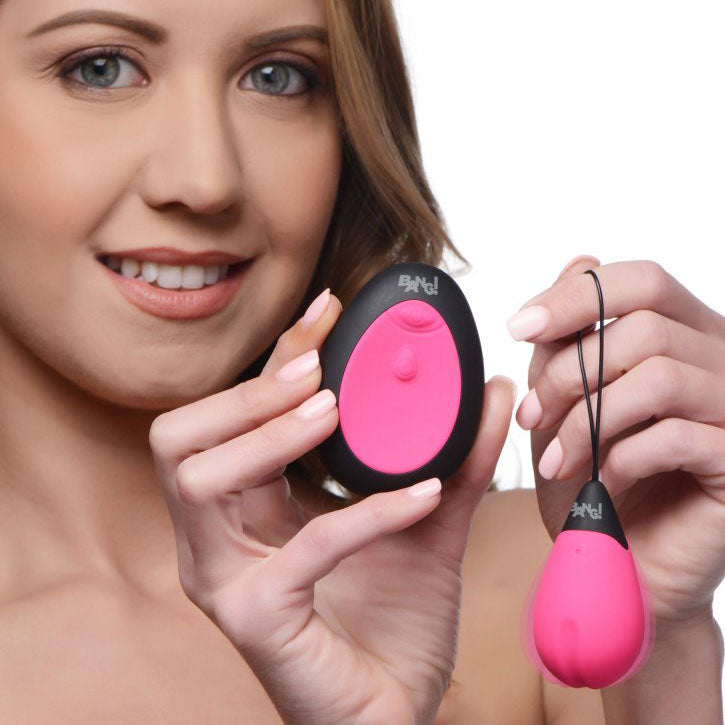 10X Silicone Vibrating Egg Pink > Sex Toys For Ladies > Vibrating Eggs 2.4 inch, Female, NEWLY-IMPORTED, Silicone, Vibrating Eggs - So Luxe Lingerie