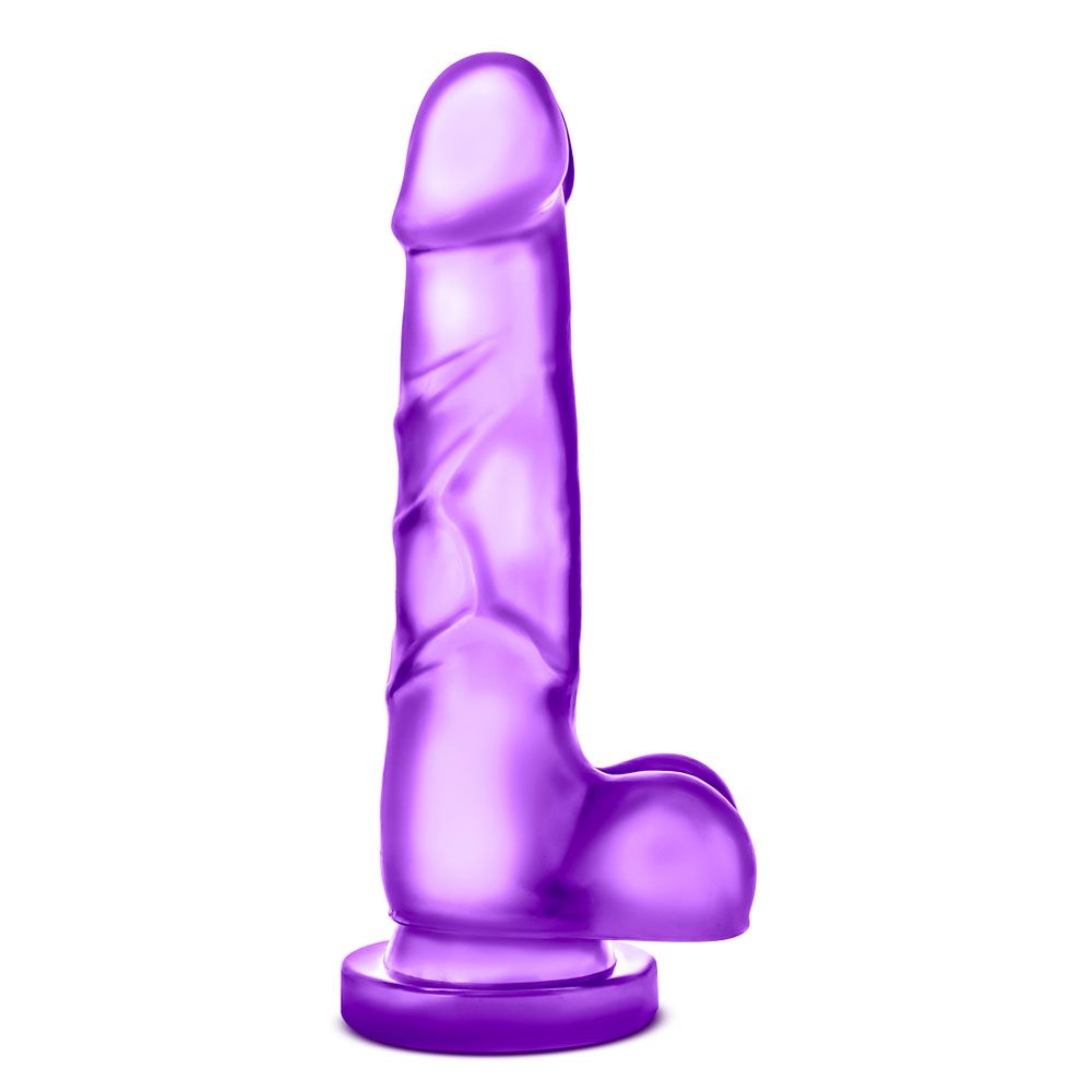 B Yours Sweet N Hard Purple Dildo > Realistic Dildos and Vibes > Realistic Dildos 7.5, Female, NEWLY-IMPORTED, PVC, Realistic Dildos - So Luxe Lingerie