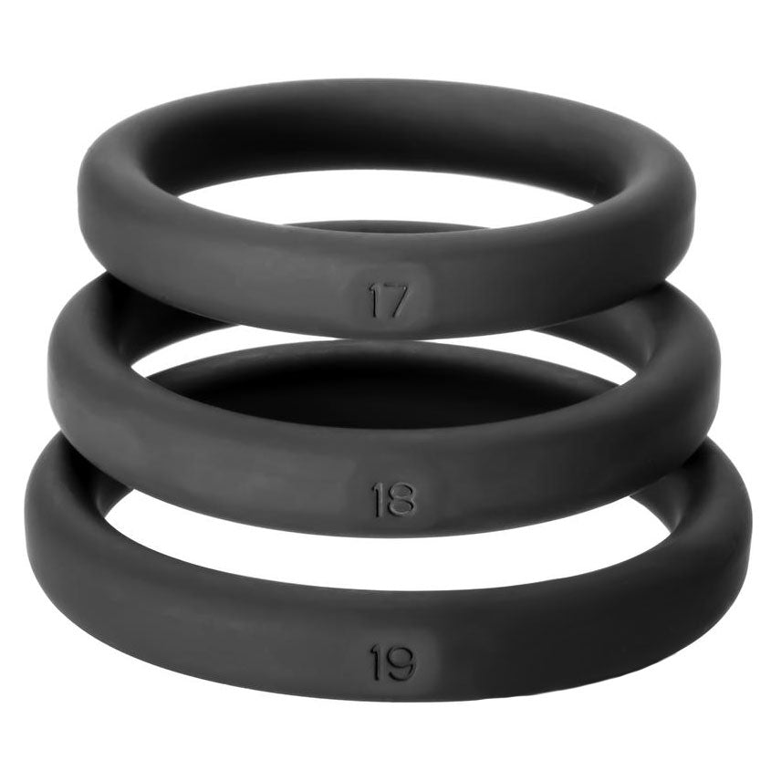 Perfect Fit XactFit Cockring Sizes 17, 18, 19 Sex Toys > Sex Toys For Men > Love Rings Love Rings, Male, NEWLY-IMPORTED, See Description, Silicone - So Luxe Lingerie