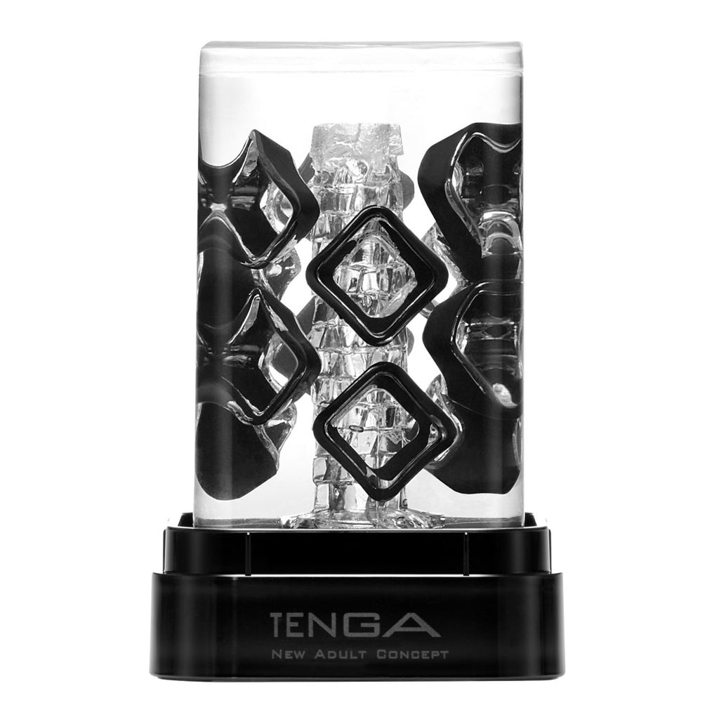 Tenga Crysta Block Masturbator > Sex Toys For Men > Masturbators 3.5 Inches, Male, Masturbators, NEWLY-IMPORTED, Realistic Feel - So Luxe Lingerie